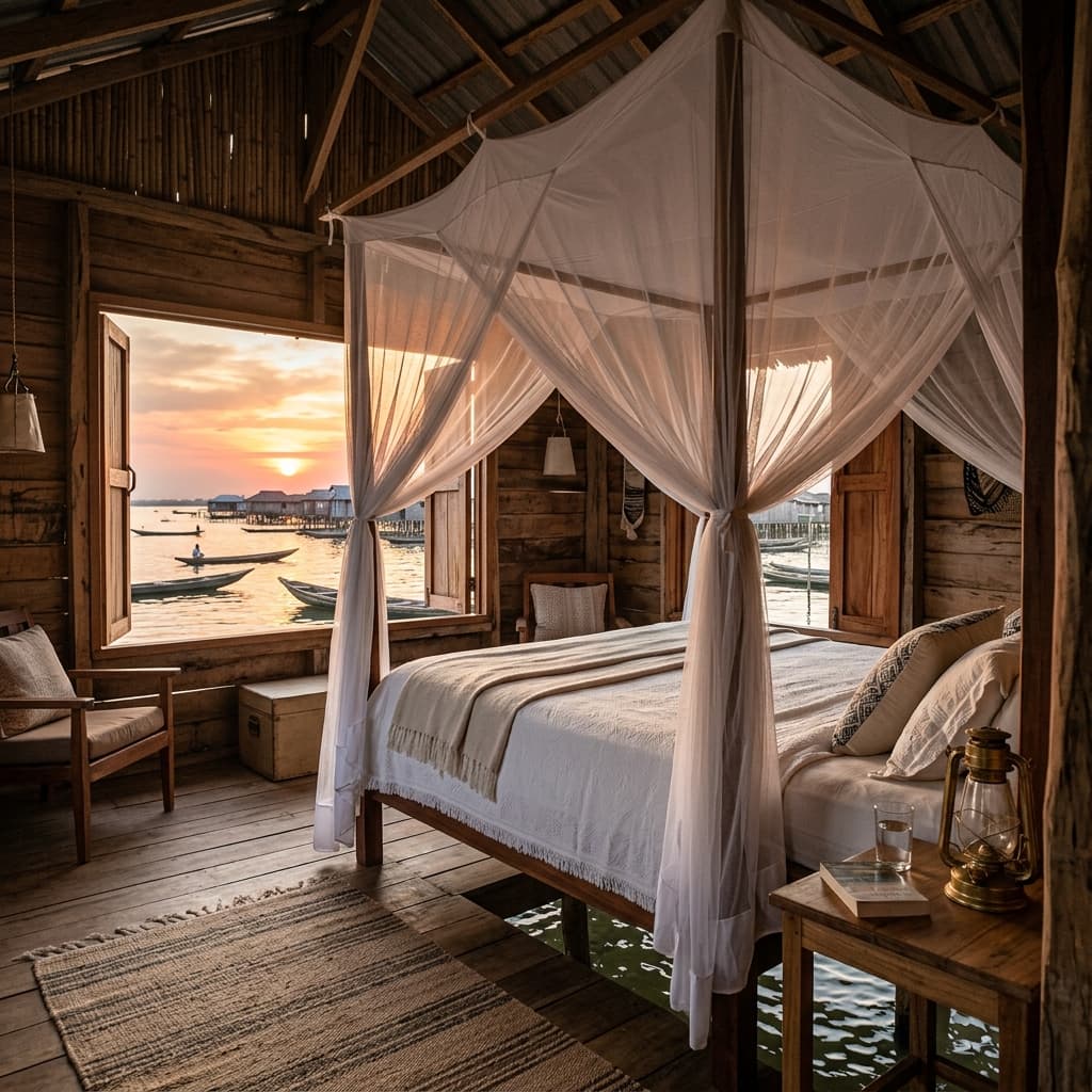 Hôtel à Ganvié : Guide pour dormir sur l'eau dans la cité lacustre