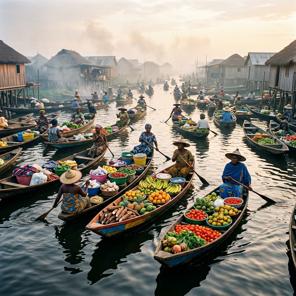 The floating market of Ganvie: A guide to the economic heart of Lake Nokoué